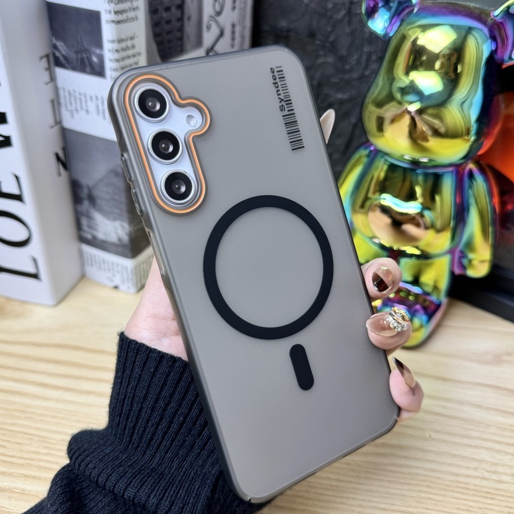 เคส แม่เหล็ก สำหรับ ซัมซุง Samsung A07 5G / A17 5G S25Fe Wireless Charging Case รุ่นใหม่ A06 / A16 / A26 / A36 / A56 061