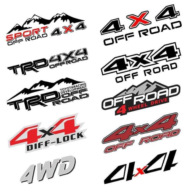 สติ๊กเกอร์ตกแต่งรถ Great Wall Cannon 4X4 สำหรับ Raptor Tundra Pajero รถกระบะ กล่องบรรทุก ล้อขับเคลื่อนสี่ล้อ ดีไซน์เฉพาะตัว กันน้ำ ทนทาน เพิ่มความโดดเด่นและสวยงาม