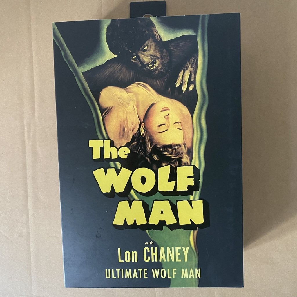 สินค้าคงคลัง] ของแท้ NECA 04810 Universal Monster Werewolf สีดําสีขาวรุ่น 23 ซม.Action Figure