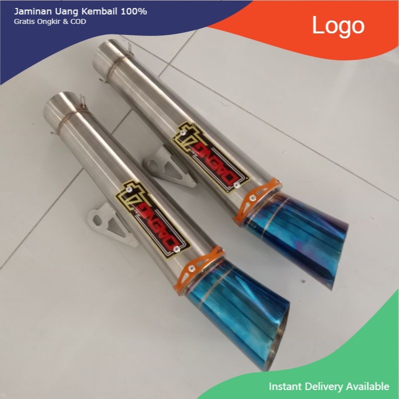 Daeng sai4 Canister สําหรับท่อข้อศอกใหญ่ 51 มม. รถจักรยานยนต์สากล