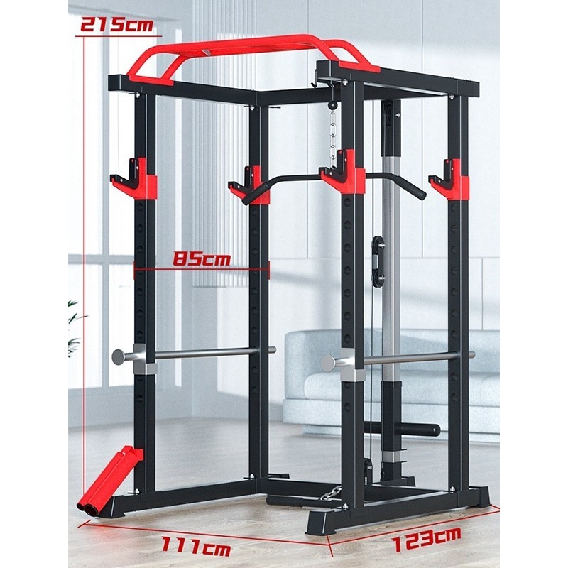 POWER-RACK  เครื่องออกกำลังกาย อุปกรณ์กีฬา ฟิตเนส แรคออกกำลังกาย พาวเวอร์ แรค บาร์ เหล็กหนา1.8มิล แข็งแรง(ไม่รวมบาร์เบล) ราคา ถูกที่สุด ดีลบีเคเค แกลเลอรีภาพที่ 9