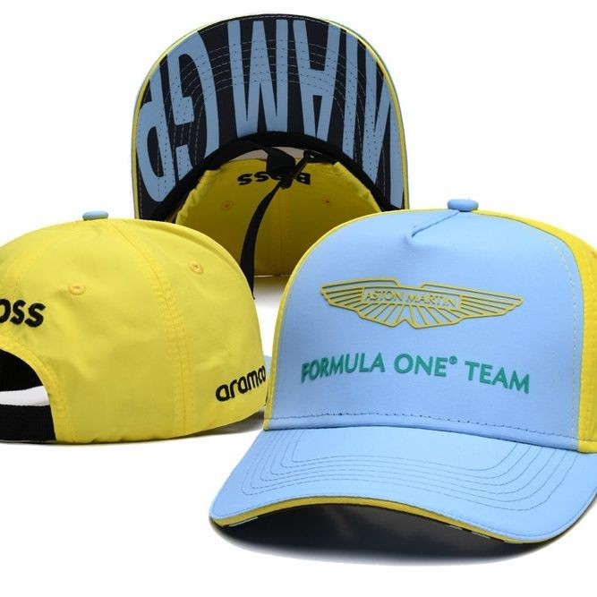 F1 สินค้า Aston Martin Fleet Racing หมวก Alonzo Rider F1 หมวกปักเบสบอลหมวกหมวกบังแดด Unisex ปรับกีฬา