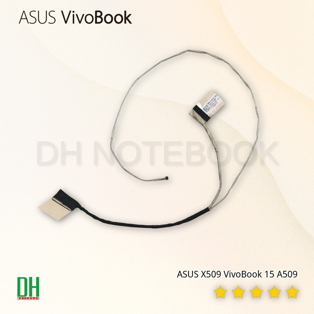 สายแพรจอ โน๊ตบุ๊ค ASUS X509 X509U X509F X509JA VivoBook 15 A509J F515JA R521 A516J อะไหล่ OEM คุณภาพสูง 30-pin eDP