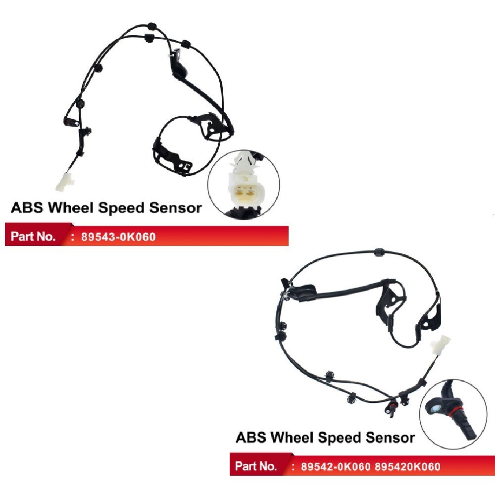 BAIXINDE สาย ABS 89542-0K060 89543-0K060 มาตรฐานกว้างทนทานขายตรง