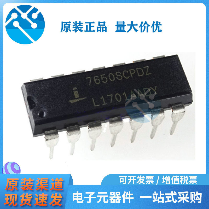 ของแท้ 7650SCPDZ ยี่ห้อใหม่ ICL7650SCPDZ DIP14 In-Line Integrated Circuit IC