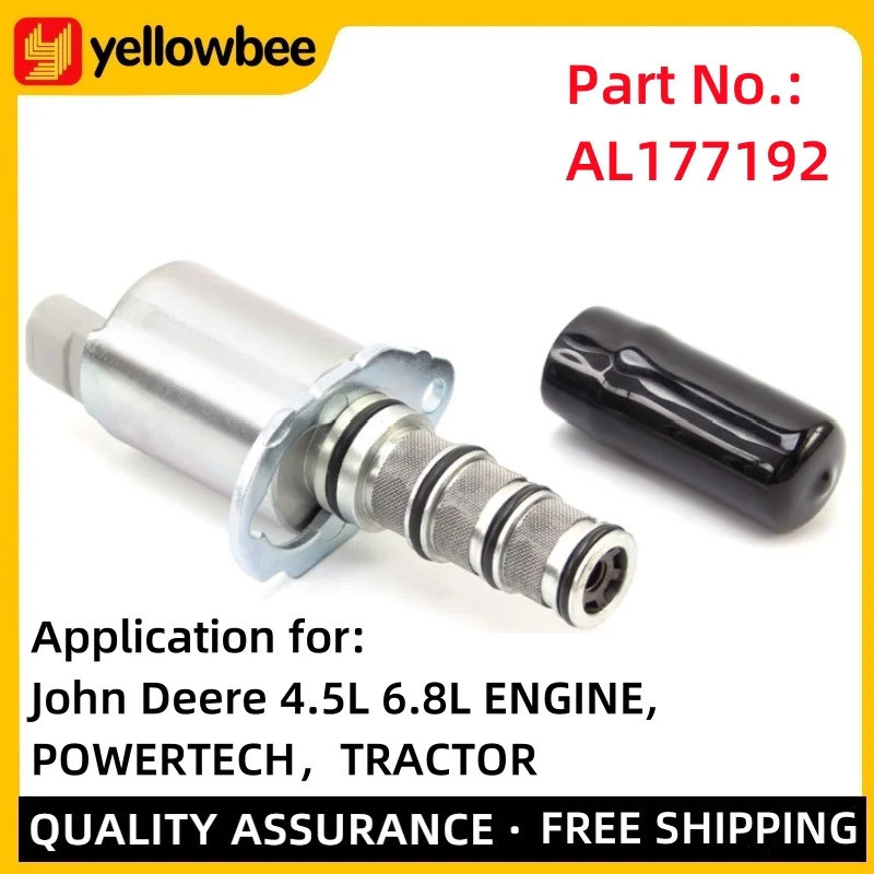 อัล177192 โซลินอยด์วาล์วสําหรับ John Deere 1204 1354 6100D 6130D 6630 6830 6930 7130 7230 7430 7530 