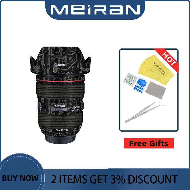 สําหรับ Canon EF24-70 มม.F2.8 II 24-70mmF2.8 24-70F2.8 2470 2.8 กล้องเลนส์ป้องกันฟิล์มฝาครอบกล้องฟิล