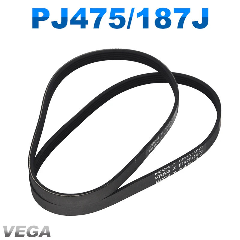 VEGA V-Belt PJ475 187J 3/4/5/6 ซี่โครงสําหรับ DIY RC รุ่นมอเตอร์เข็มขัดเครื่องยนต์
