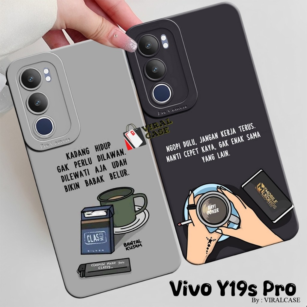 เคส HP VIVO Y19S PRO - VIVO Y19S 4G - เคสแฟชั่นนามธรรม - VIVO Y19S PRO Softcase - ซิลิโคนกล้อง Pro -