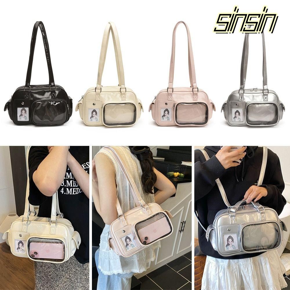 กระเป๋าสะพาย SINSIN Ita ทำจากPU ความจุขนาดใหญ่ เหมาะสำหรับการเดินทางและคอสเพลย์