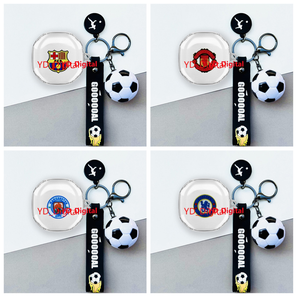 สําหรับ Baseus Bowie E20 E19 E18 E18B E17 E16 โปร่งใสหูฟังป้องกันกรณีฟุตบอลมาตรฐานหูฟัง Shock-proof 