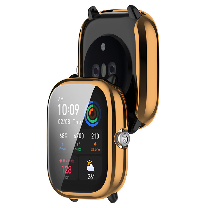 เคสป้องกันเปลือก TPU เงาชุบสําหรับ Huami Amazfit GTS 4 Mini - รูปที่ 2