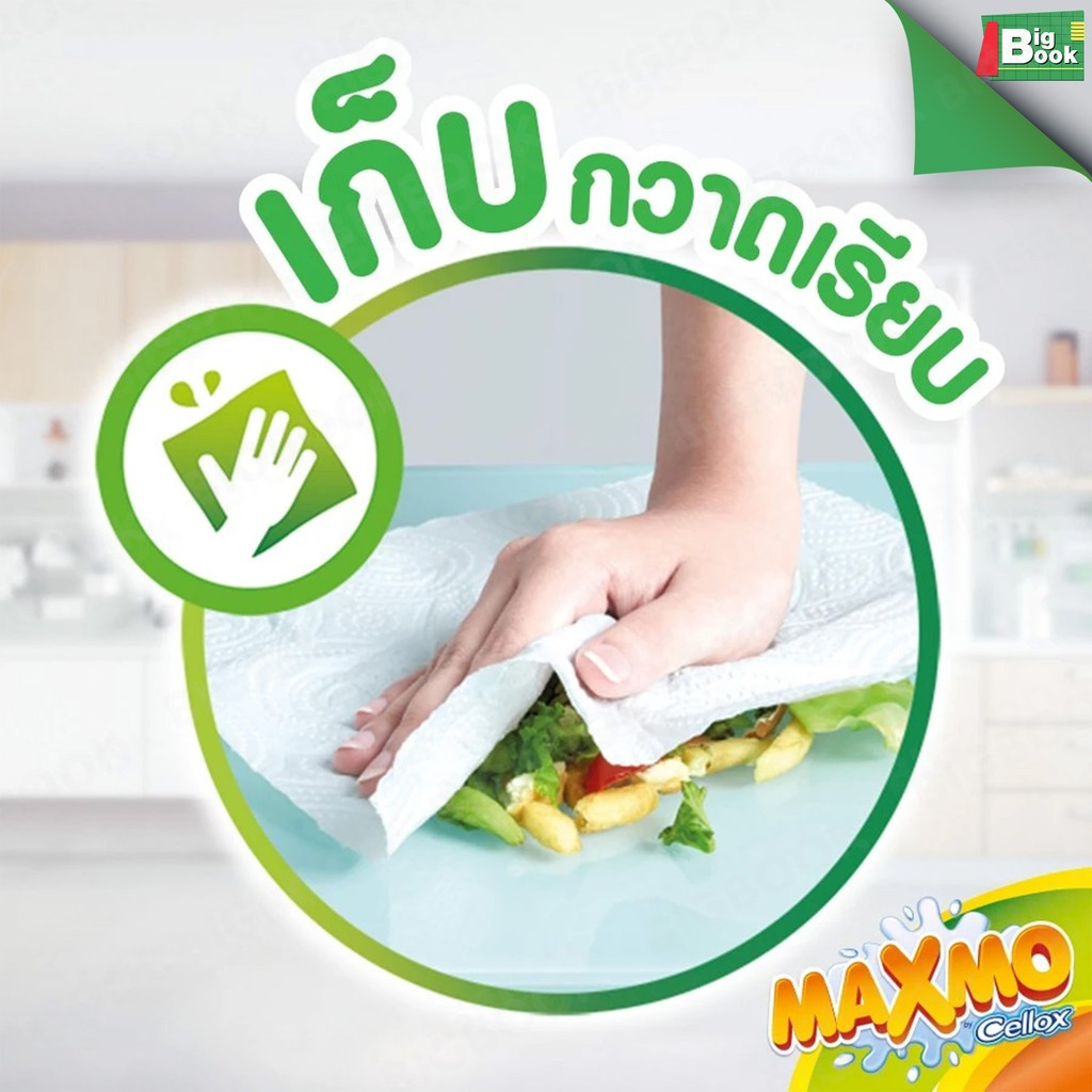 1 แถม 1 กระดาษทิชชู่ MAXMO REGULAR  1แพ็ก 2ม้วน กระดาษอเนกประสงค์ มาตรฐาน 23 ซม. พร้อมส่ง ราคา ถูกที่สุด ดีลบีเคเค แกลเลอรีภาพที่ 7