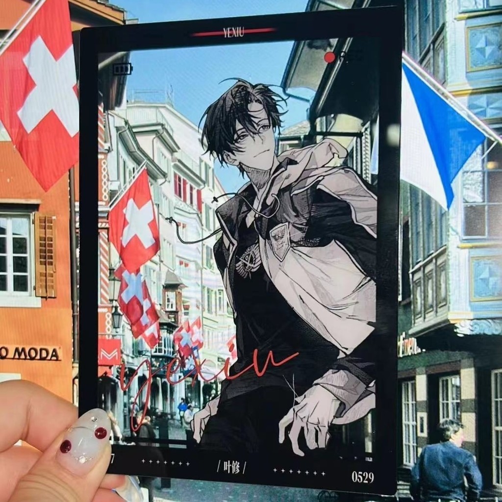 Full-Time Master Merchandise Ye Xiu อะคริลิคผ่านการ์ด High-มูลค่าฟรีแฟน/dcfq