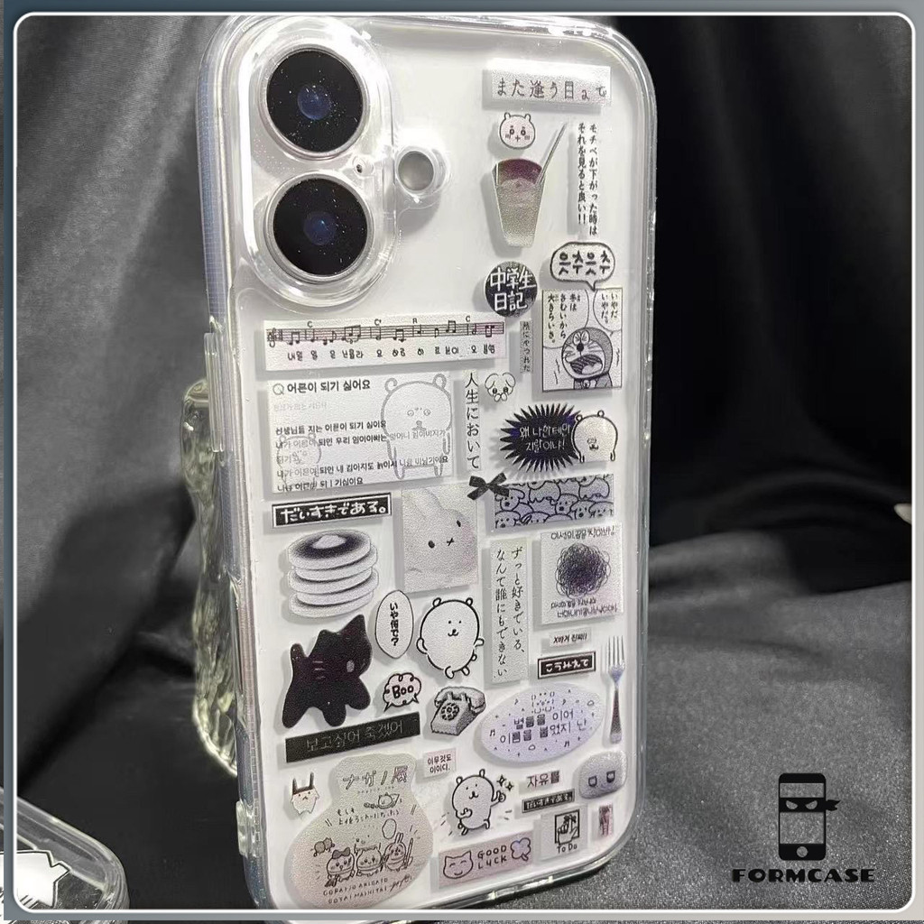 โปร่งใส จัดส่งจากประเทศไทย หมีขาวเล็ก for iPhone เคสไอโฟน 11 12 13 14 15 16 PLUS PRO MAX X XS MAX XR 7/8PLUS แอปเปิ้ลโทร