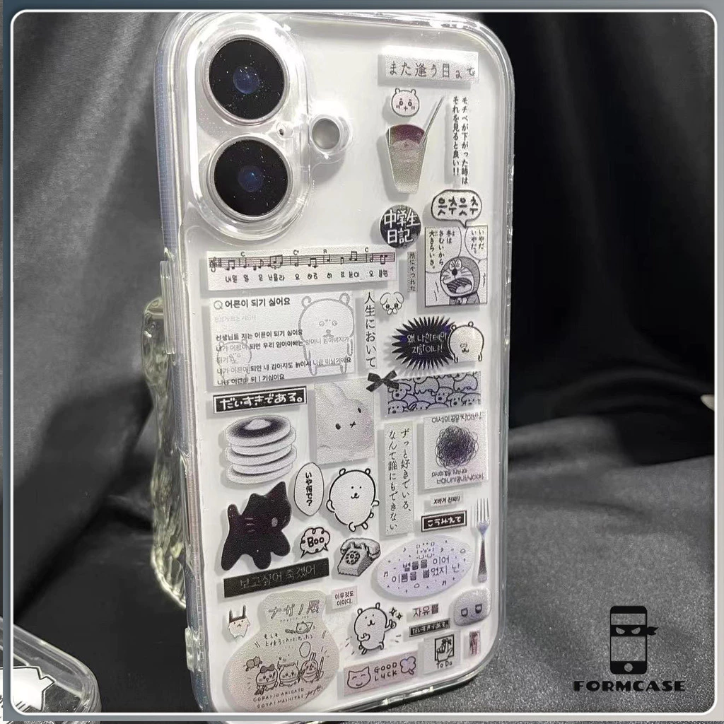 โปร่งใส จัดส่งจากประเทศไทย หมีขาวเล็ก for iPhone เคสไอโฟน 11 12 13 14 15 16 PLUS PRO MAX X XS MAX XR 7/8PLUS แอปเปิ้ลโทร