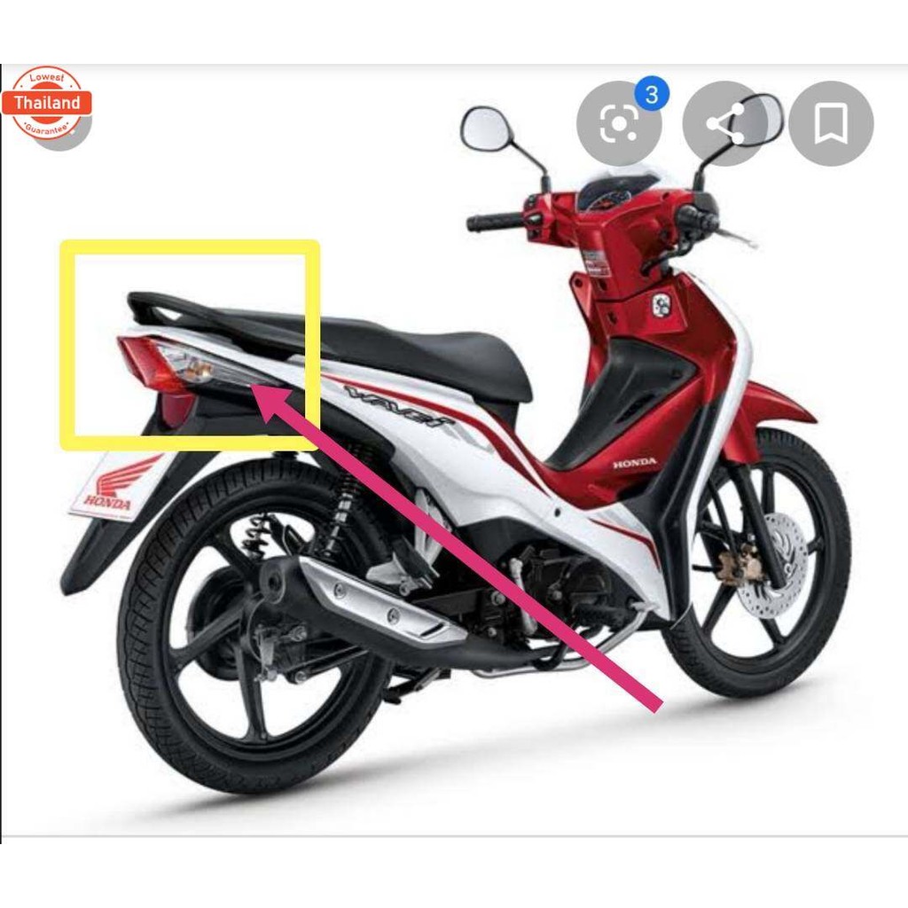 ไฟท้ายเวฟ110i 2019  แท้เิกศูนย์HONDA   ไม่มีขั้วไฟท้าย    ส่งฟรี   33710-K58-TC1