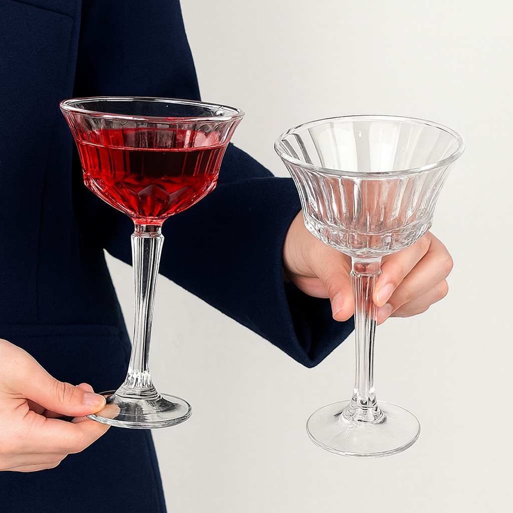 แก้ว แก้วน้ำ แก้วมาร์ตินี่ ทรงสูง Martini glass Cocktail สำหรับใส่เครื่องดื่ม