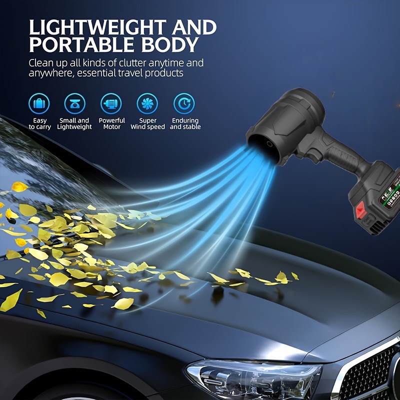 Wireless Makita Series Storm Leaf Blower ใช้งานร่วมกับ L1850B, BL1840B, BL1830B, BL1430B, BL1820B, B