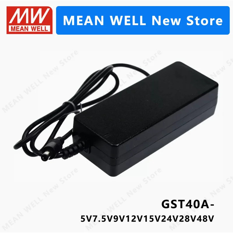 MEAN WELL GST40A แหล่งจ่ายไฟผลิตภัณฑ์ดั้งเดิม GST40A12-P1J GST40A15-P1J GST40A18-P1J GST40A24-P1J ME