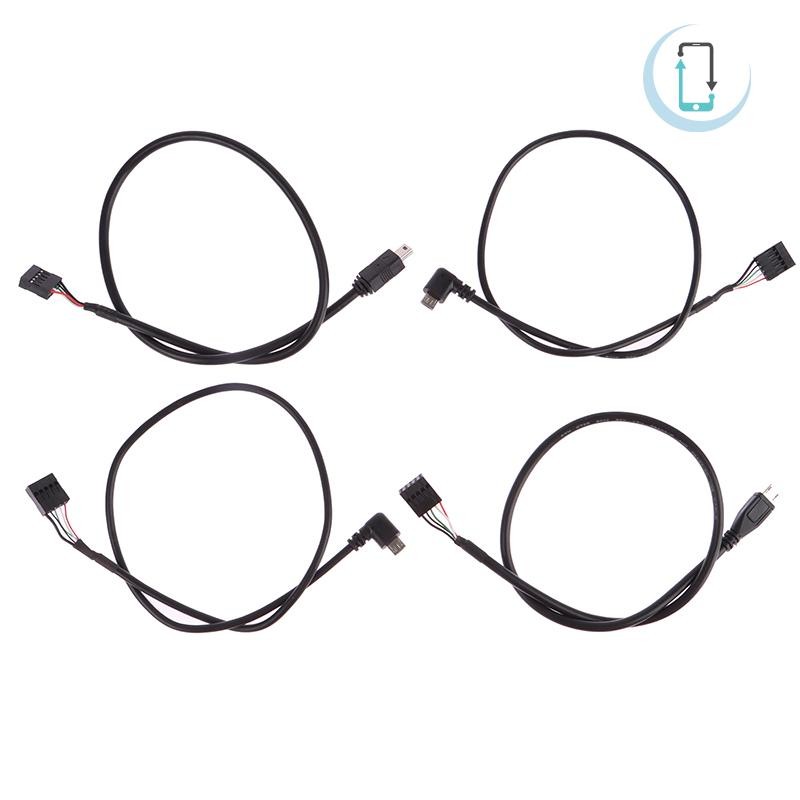 [AT] เมนบอร์ด PCputer 9P To Micro USB To DuPont 2.54mm 5Pin DuPont USB To Micro USB Data Cord อลูมิเ