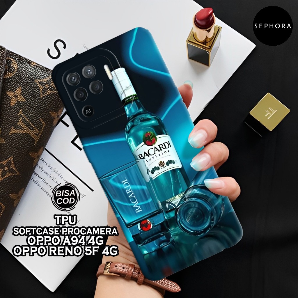 เคส OPPO A94 / RENO 5F 4G ล่าสุด - เคสเครื่องดื่มแฟชั่น - เคส OPPO A94 / RENO 5F 4G Softcase - เคสกล