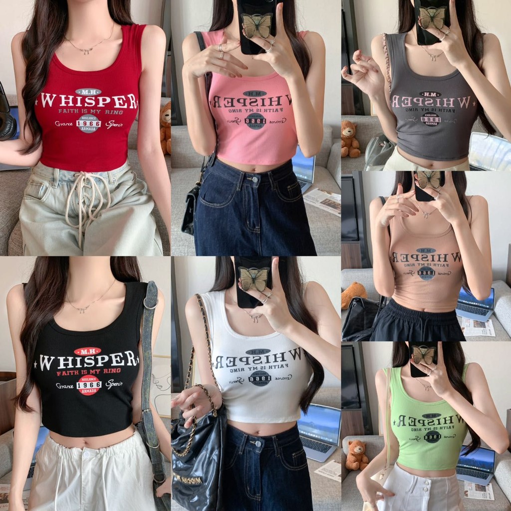 เสื้อกั๊กพิมพ์ลายสำหรับผู้หญิง แบบใหม่ในฤดูร้อน มีแผ่นหน้าอกสบาย เสื้อกั๊กสวมภายนอกได้ มิกซ์ 3XW7