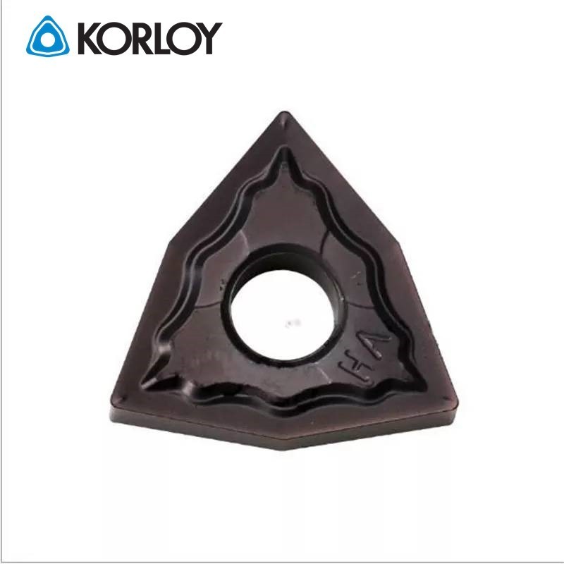 เม็ดมีด Inserts KORLOY WNMG080404-HA PC9030 กลึงงาน Stainless