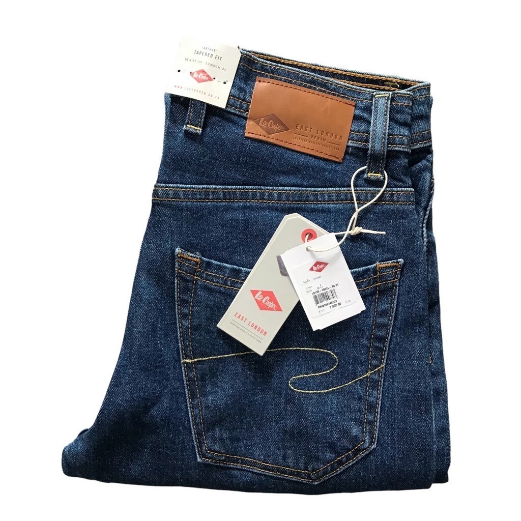 LEE Cooper ยีนส์ชาย ขากระบอกเล็ก สียีนส์ฟอก (เป้าซิป) ของแท้จากช็อป
