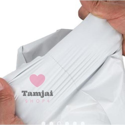 ซองไปรษณีย์ ถุงพลาสติกมาพร้อมแถบกาวเหนียว ติดทน ติดแน่น กันน้ำ เนื้อพลาสติกเหนียว⁣⁣⁣ ขนาด 50x70 tj99