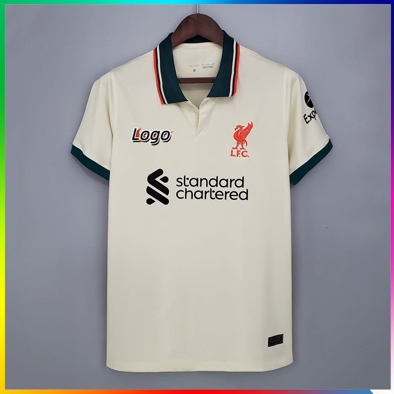 เสื้อแข่งลิเวอร์พูล 2021-22 แฟน ๆ เสื้อฟุตบอลเยือน ฉบับที่