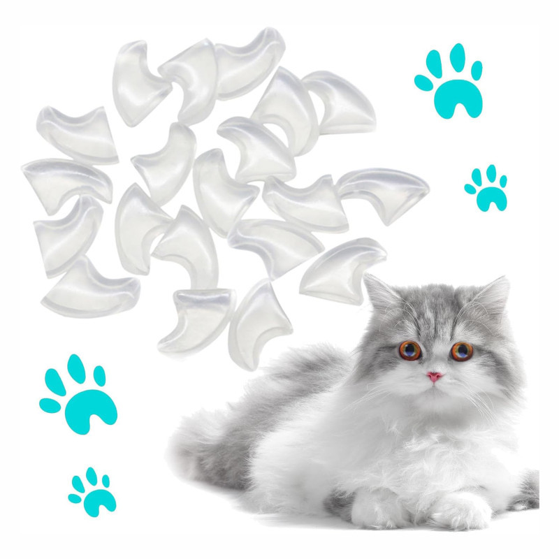 Pet Nail Cover Soft Cover Cat Nail Caps Dog Nail Cap Cat Nail Cover Cat Paw Dog Paw [GL]