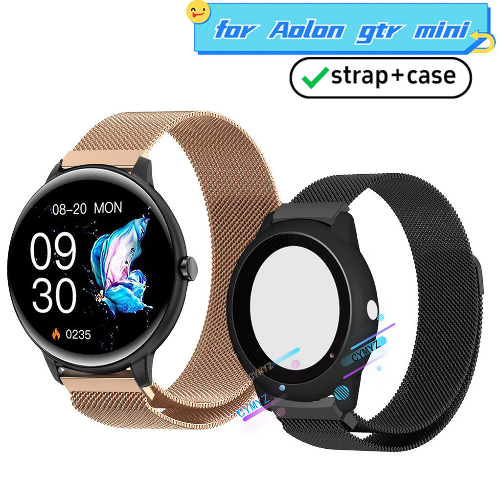สําหรับ Aolon GTR Mini สายโลหะสายสแตนเลสสําหรับนาฬิกา Aolon GTR Mini strap สายรัดข้อมือกีฬาสําหรับ A