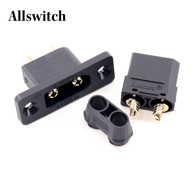 Xt90 Connector XT90E XT90H ชาร์จแบตเตอรี่ได้อย่างรวดเร็ว XT90E ปลั๊กชาย Gold-plated XT90 Mountable C