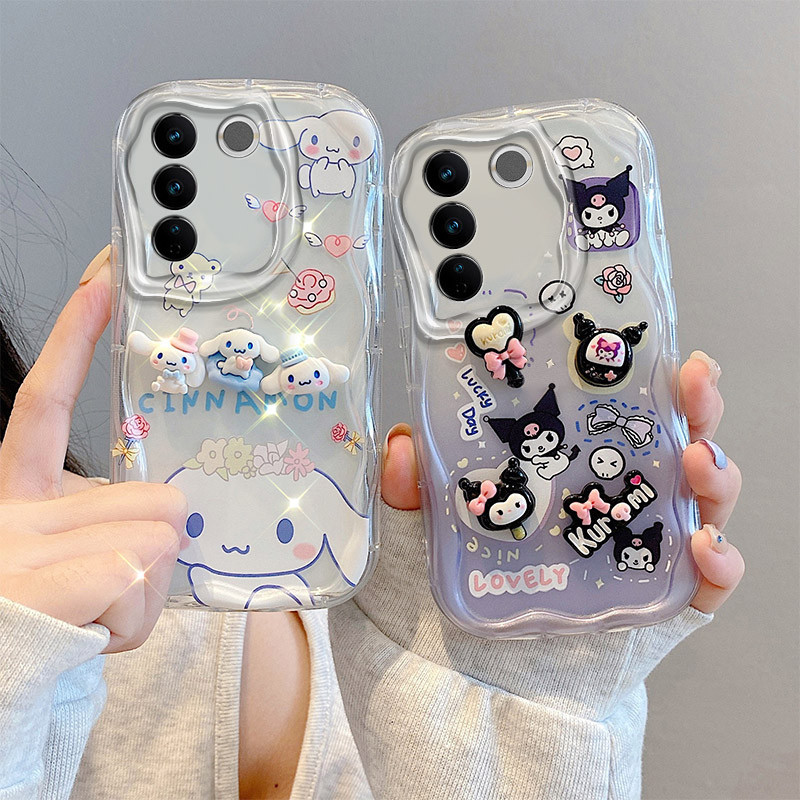 เคส VIVO Y100 ตุ๊กตาสามมิติ สีใส การ์ตูน กรณีป้องกันโทรศัพท์มือถือ TY5