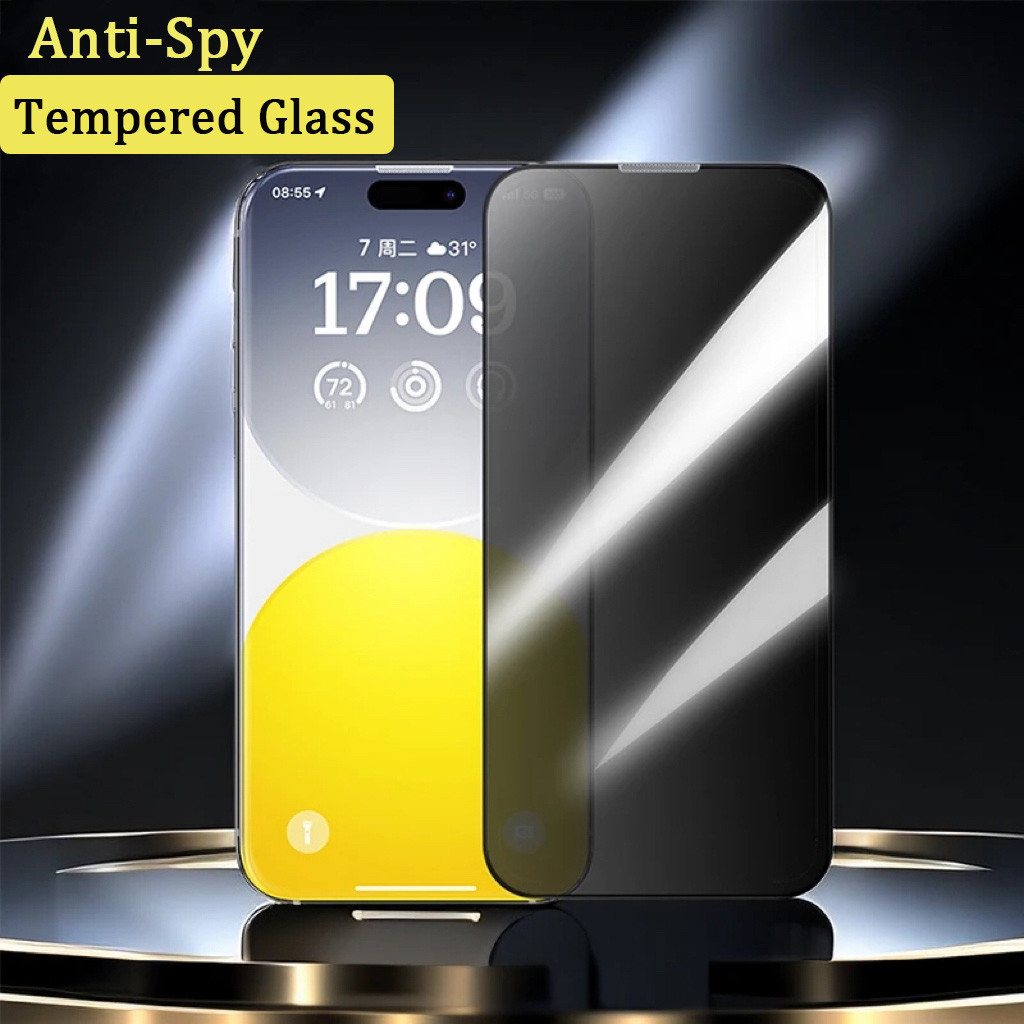 ฟิล์มป้องกันความเป็นส่วนตัว for iPhone 15 11 12 13 14 Pro Max 7 Plus XR 6 8 Plus 12 Mini 13 Mini SE 2 3 Anti-spy Film