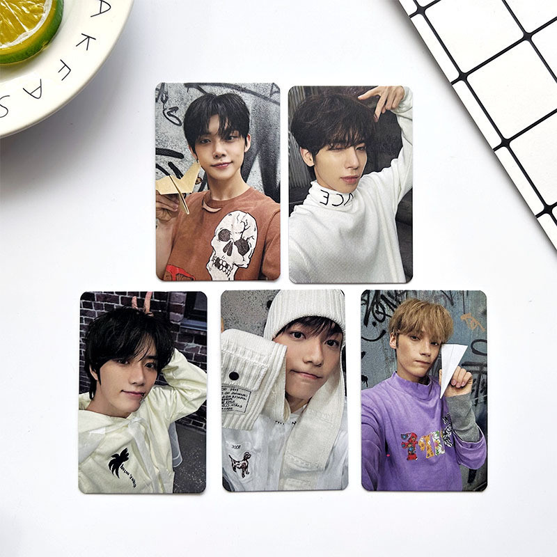 Kpop TXT CHIKAI อัลบั้มการ์ดโปสการ์ดพิเศษสะสมการ์ด YEONJUN SOOBIN TOMORROW X TOGETHER