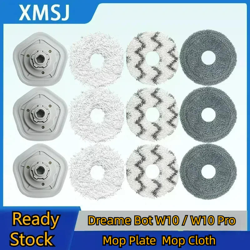 Dreame Bot W10 W10 Pro เครื่องดูดฝุ่นหุ่นยนต์อุปกรณ์เสริมของ Mop Pad Mop Plate อะไหล่