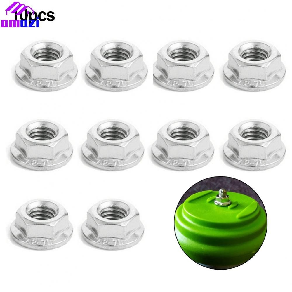 【AMZ】Reliable Performance 10pcs Protective Gasket Nut for Efficient Lawn Mower Blades