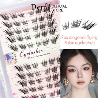 10 แถวขนตาปลอมชุดขนาดใหญ่ความจุคุณภาพธรรมชาติ Fox ขนตาปลอม S…