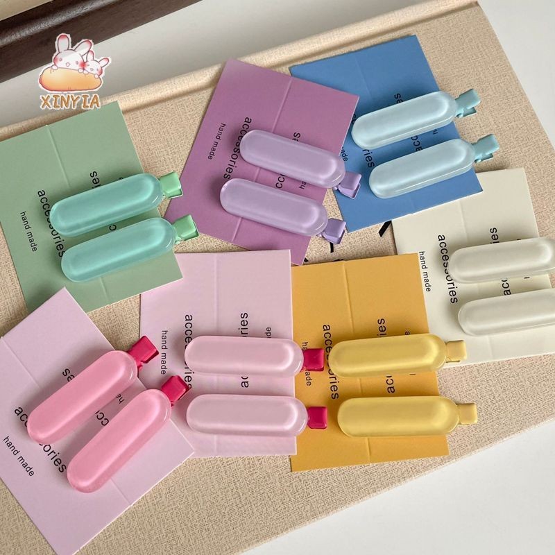 Xinงร.ม.-ฤดูร้อนไอศครีมduckbillคลิปที่มีสีสันรูปไข่bangsคลิปเดิมน่ารักสาวหัวใจกิ๊บsyia.th - รูปที่ 5