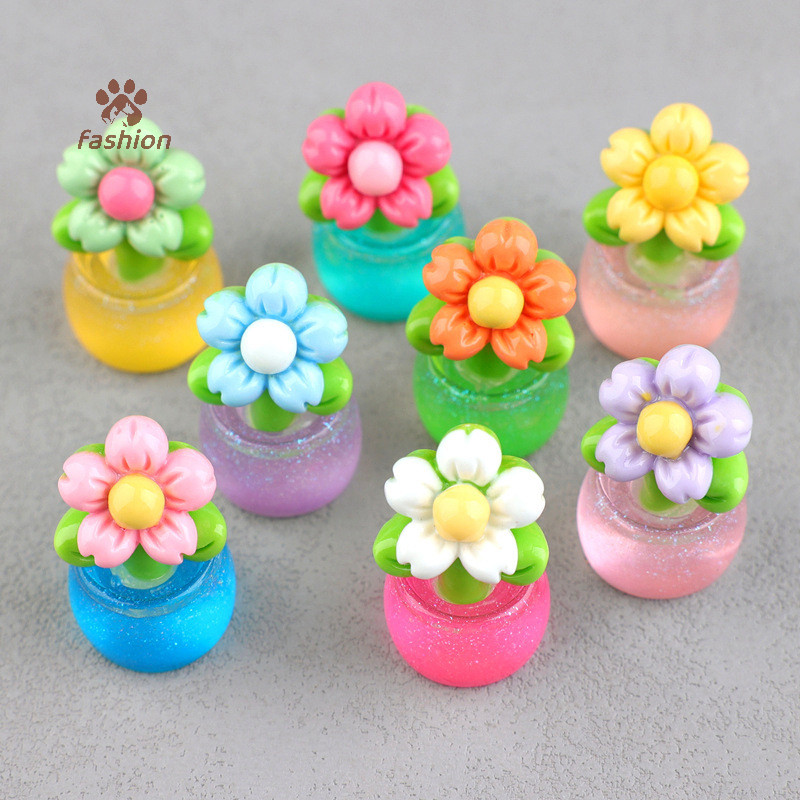 [แฟชั่น] 1 ชิ้นดอกไม้ครอบงําเครื่องประดับไมโครสวนภูมิทัศน์ตกแต่ง DIY เรซิ่นเรืองแสงบ้านห้องนั่งเล่นตกแต่งห้องนอน {TH} - รูปที่ 2