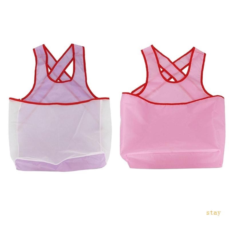 Stay Functional ซักรีด Smock พร้อมกระเป๋าสะดวกซักรีดผ้ากันเปื้อนกันน้ําเสื้อผ้าแห้งกระเป๋าสําหรับห้องครัวห้องน้ํา