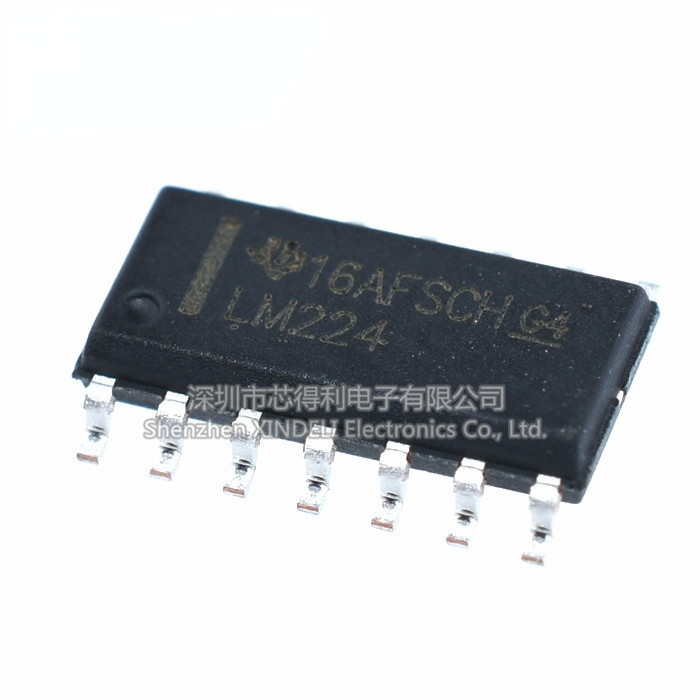 Lm224dr LM224 DT Patch SOP-14 Chip Operation Amplifier IC Four-Channel Single Power Supply ยี่ห้อใหม