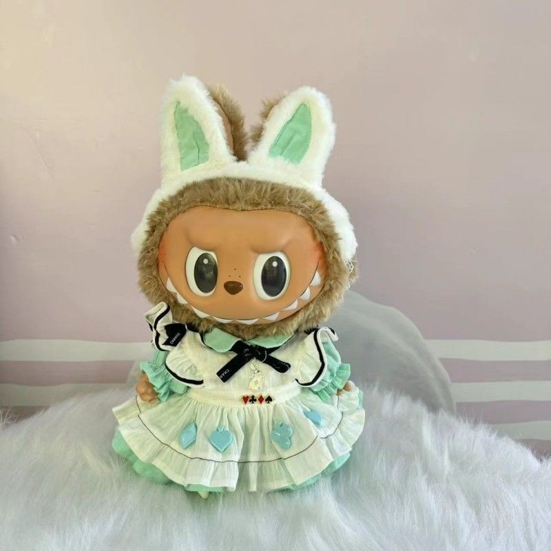 38 ซม.Labubu Time to Chill ตุ๊กตา เสื้อผ้า/น่ารัก Original Plush เสื้อผ้าสําหรับ เสื้อผ้า-อุปกรณ์ตุ๊กตา-816