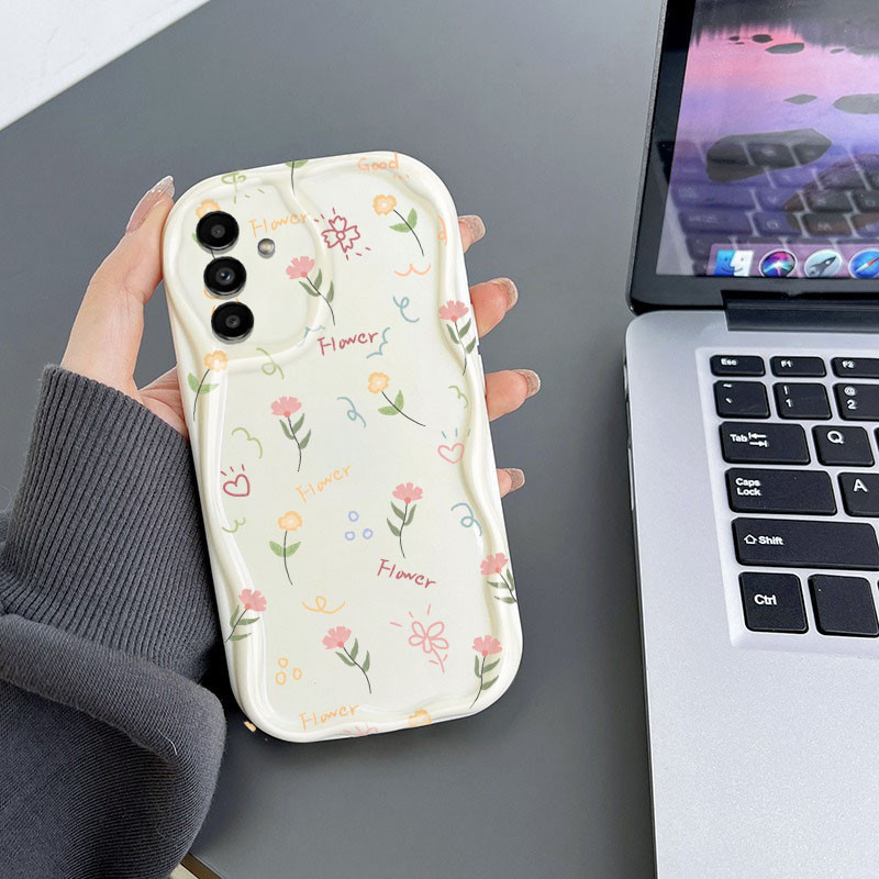 เคสโทรศัพท์กันกระแทกลายดอกไม้เล็กแบบเต็มหน้าจอ Oppo A3 Pro 5G เคสแบบนุ่มโปร่งใสเคสป้องกัน ราคา ถูกที่สุด ดีลบีเคเค แกลเลอรีภาพที่ 6