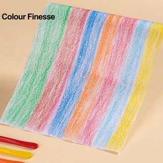 GeeToy 12/36 สีดินสอสีพลาสติกภาพวาดปลอดภัยปลอดสารพิษไม่มีสกปรกมือวาดชุดของเล่นเพื่อการศึกษาสําหรับเด็ก