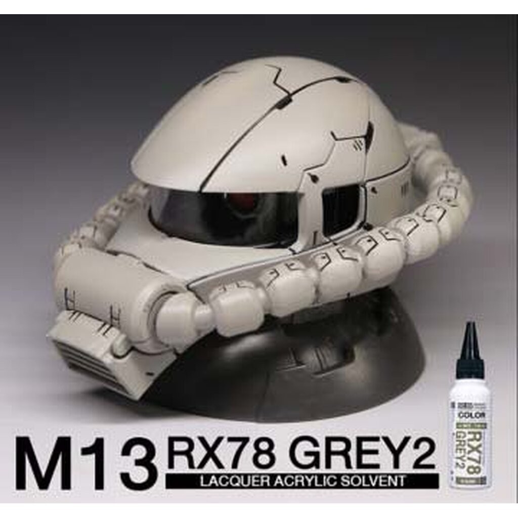 8858878700138 raditz M13 RX78 GREY2 (gloss) 60ml. สีเทา2 rx78