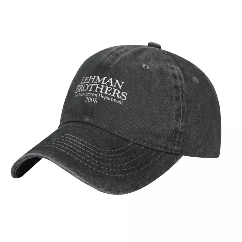 หมวกคาวบอย Lehman Brothers ปี 2008 สไตล์น่ารัก หมวกทหาร กอล์ฟ สําหรับชายหญิง ใส่เที่ยวชายทะเล