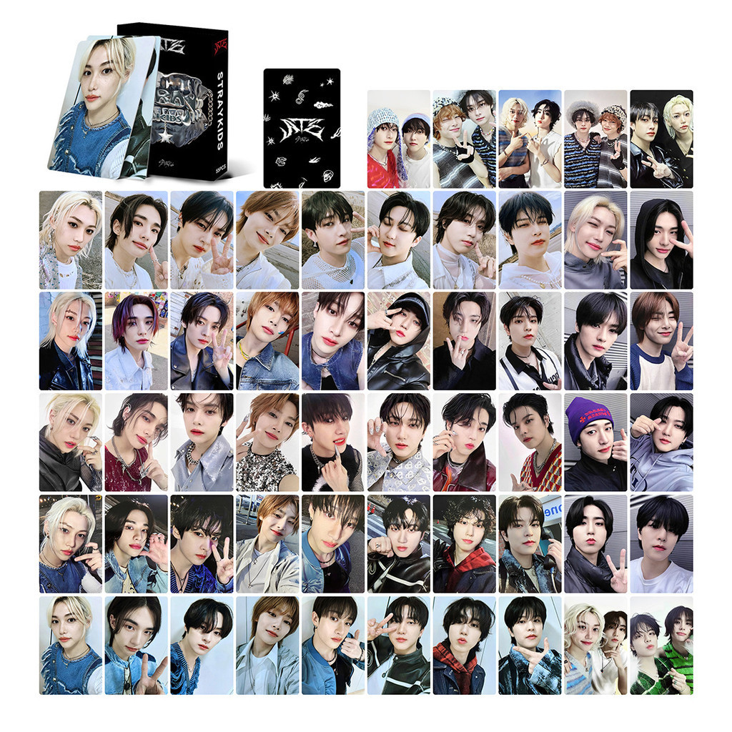Kpop Stray Kids 55 ชิ้น SKZ มินิอัลบั้ม ATE สะสมการ์ด LOMO การ์ด Han Bangchan